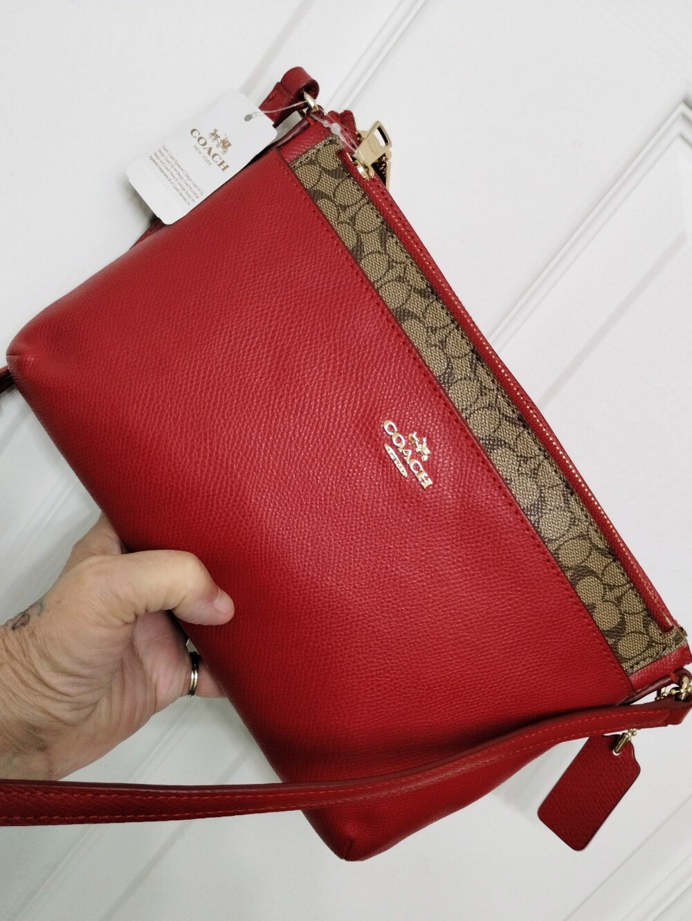 Coach Crossbody Bag With Coach Pouch NWT